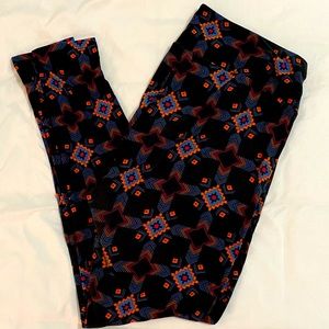 Lularoe TC Leggings- black, pink, blue, orange